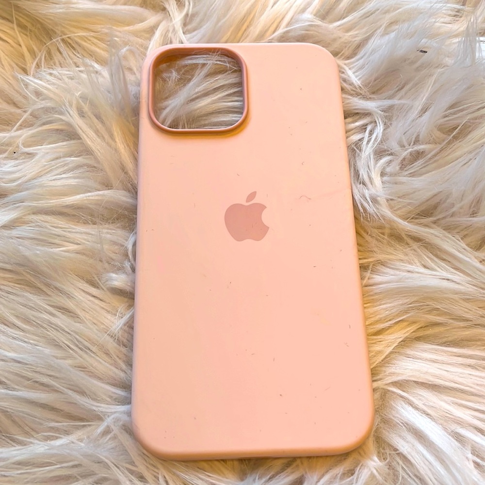 iPhone 12 Pro Max Pink Apple Case